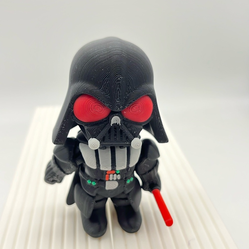 3D printed Articulated Star Wars Darth Vader  Fidget Toy Fun Collec…